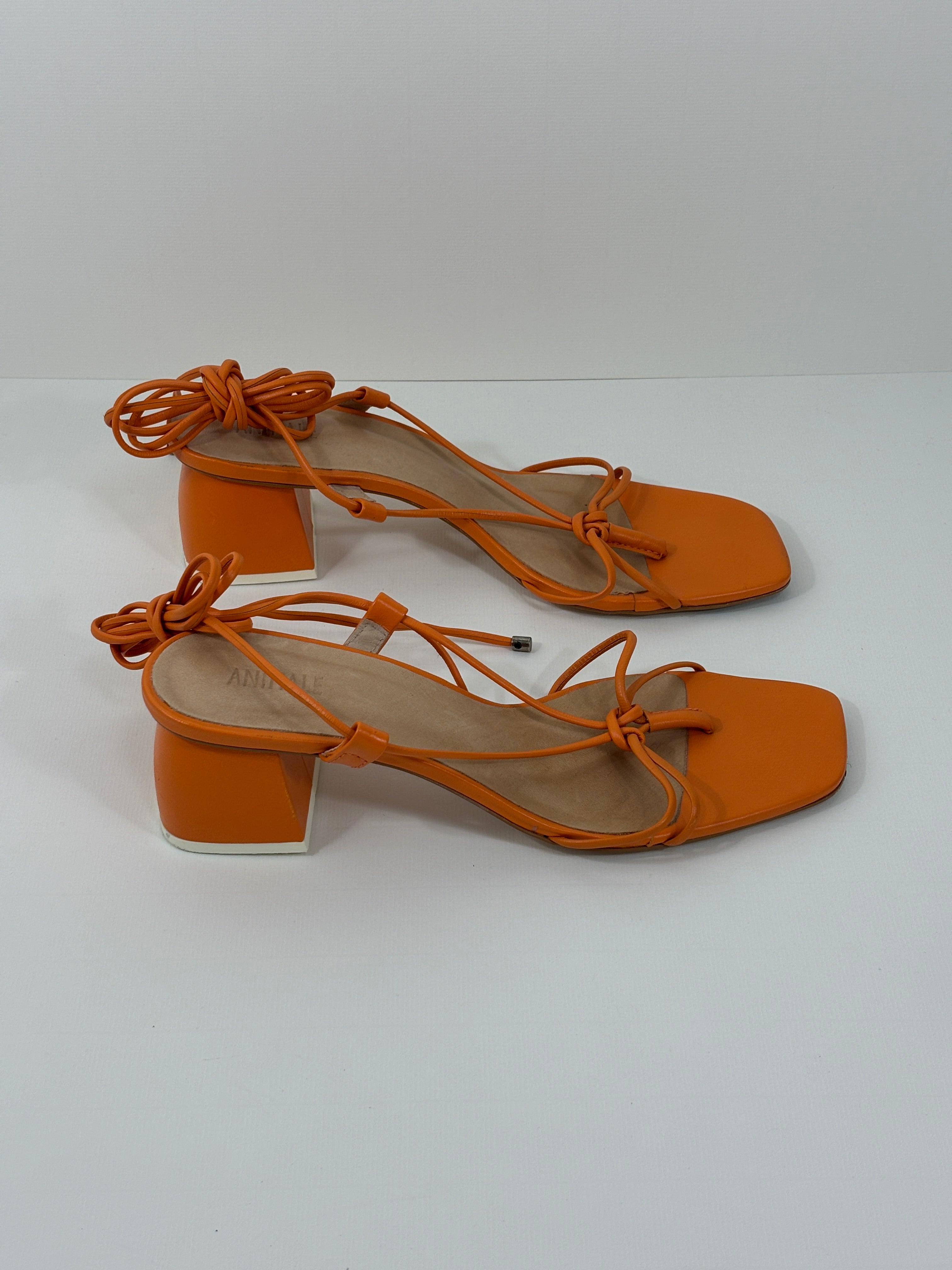 Animale orange sandals - 7 UK