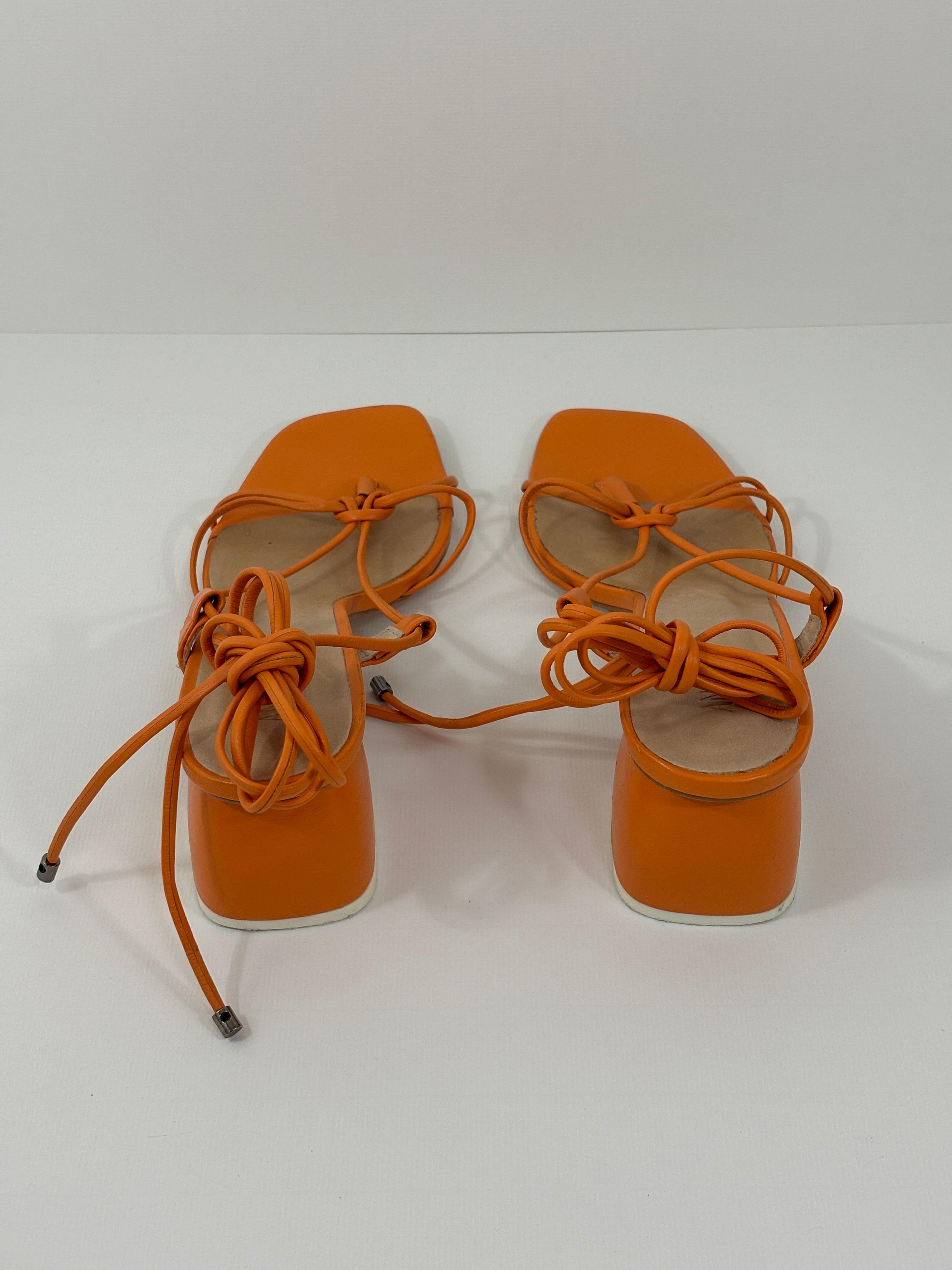 Animale orange sandals - 7 UK