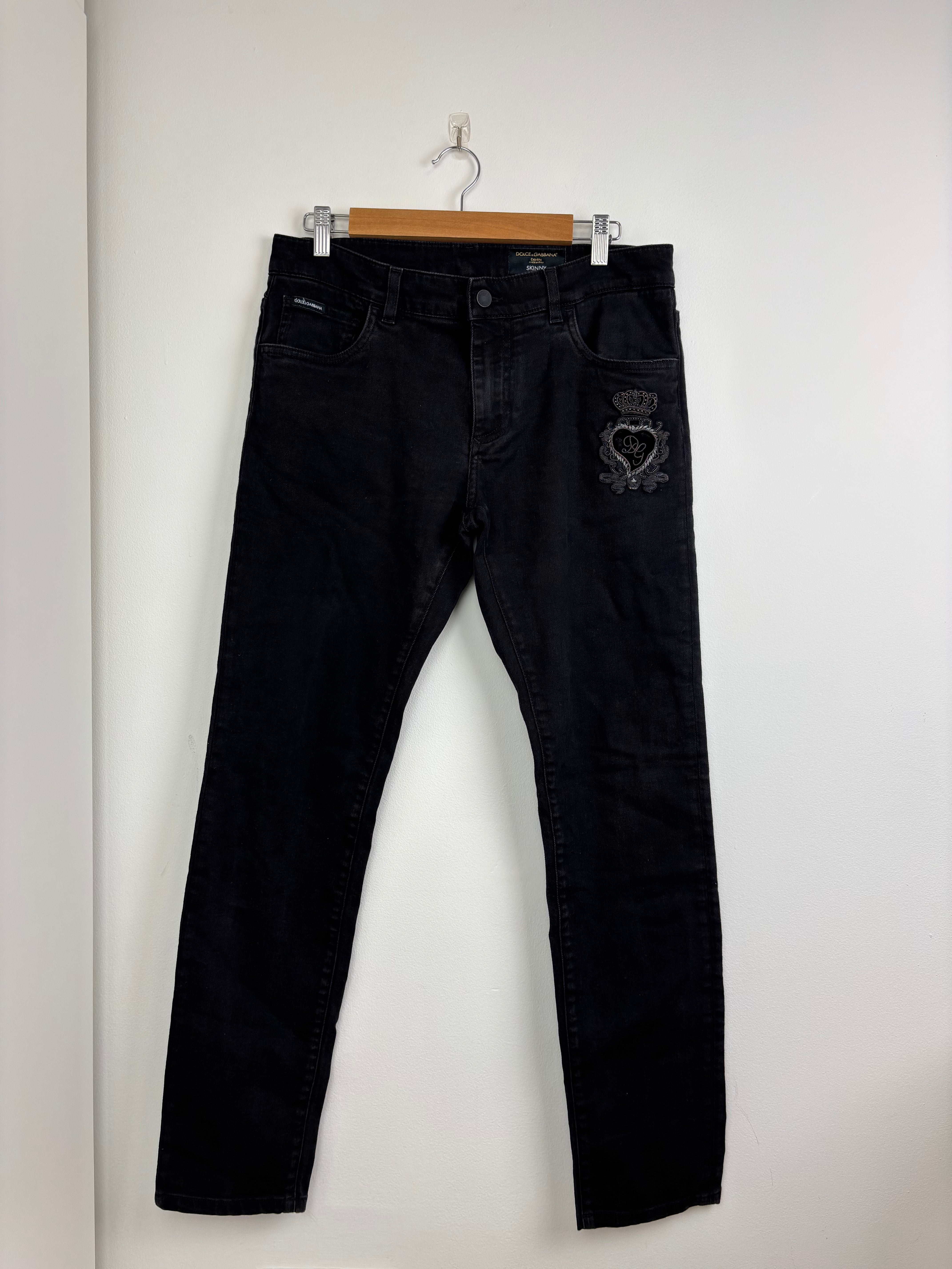 Dolce & Gabbana black jeans - 18 UK