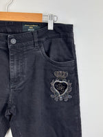 Load image into Gallery viewer, Dolce &amp; Gabbana black jeans - 18 UK
