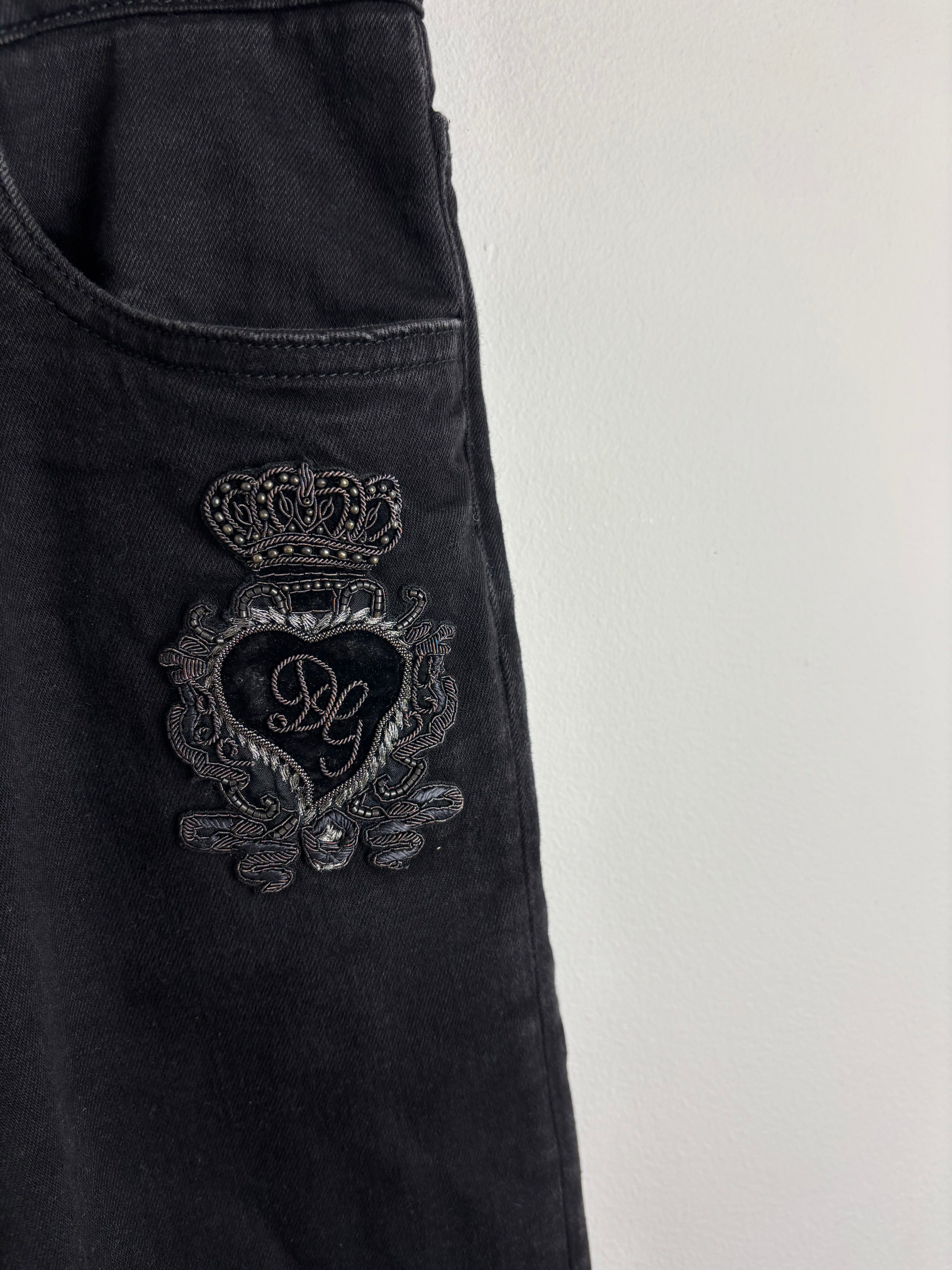 Dolce & Gabbana black jeans - 18 UK