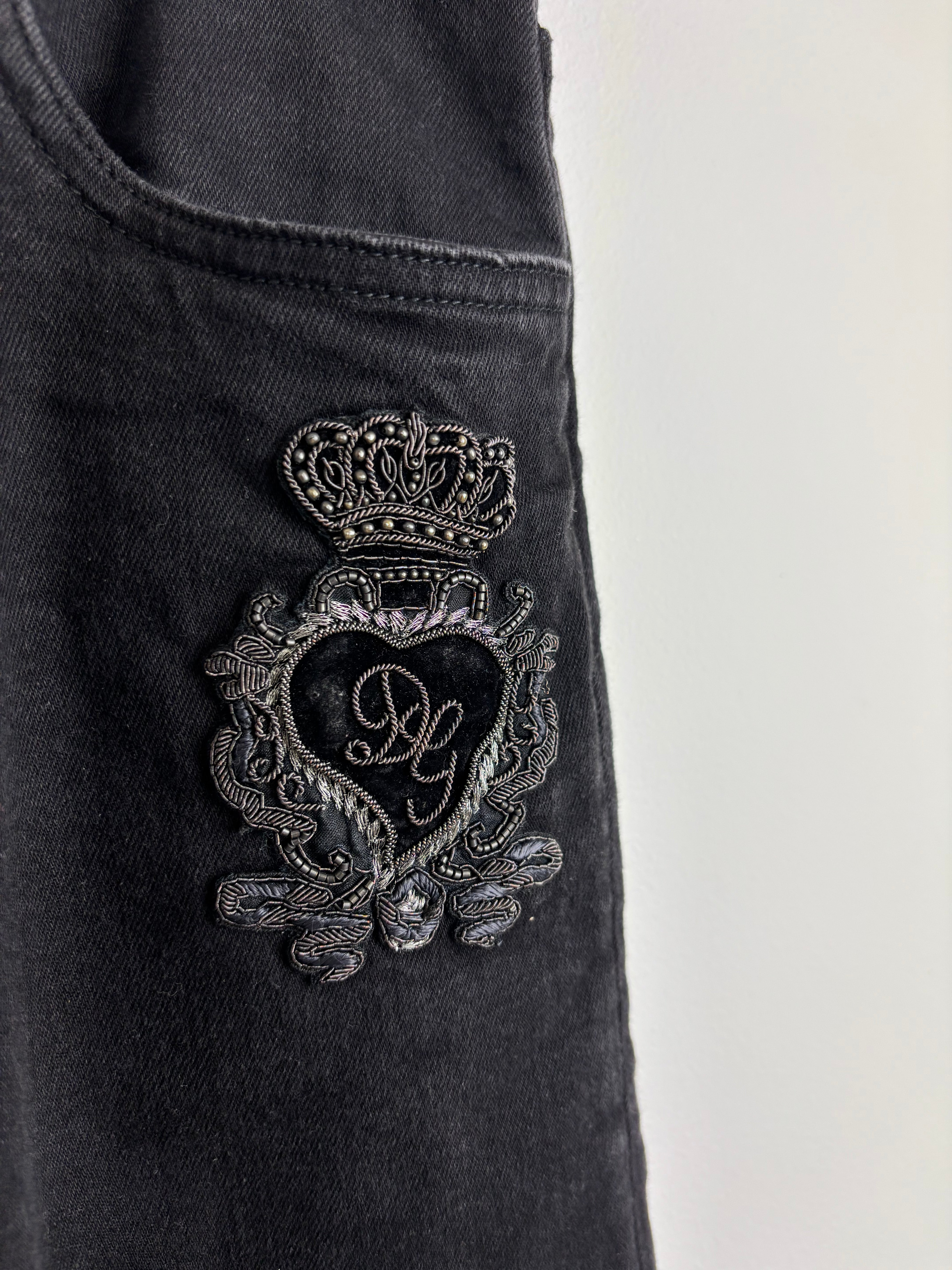 Dolce & Gabbana black jeans - 18 UK