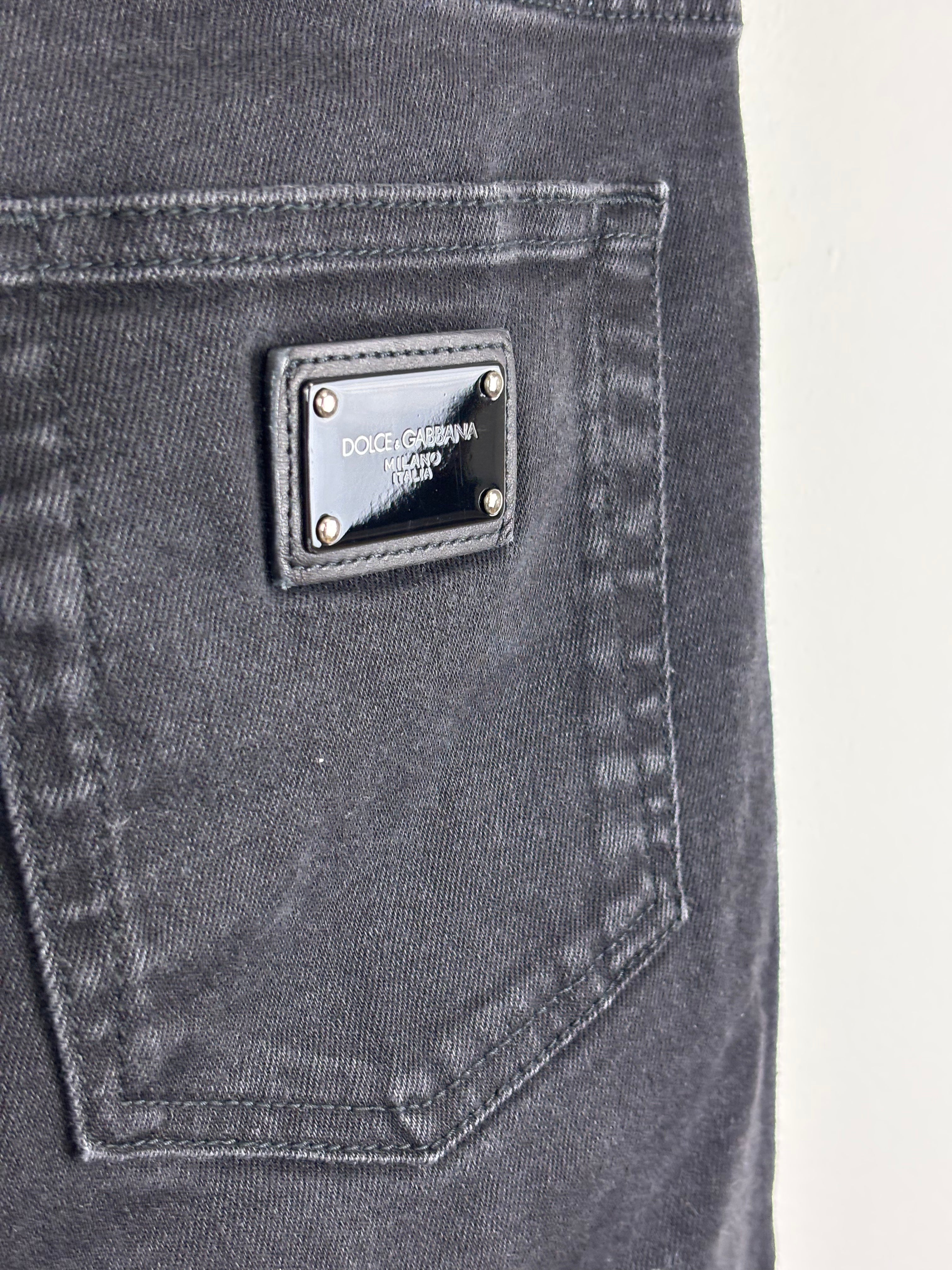 Dolce & Gabbana black jeans - 18 UK