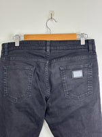 Load image into Gallery viewer, Dolce &amp; Gabbana black jeans - 18 UK
