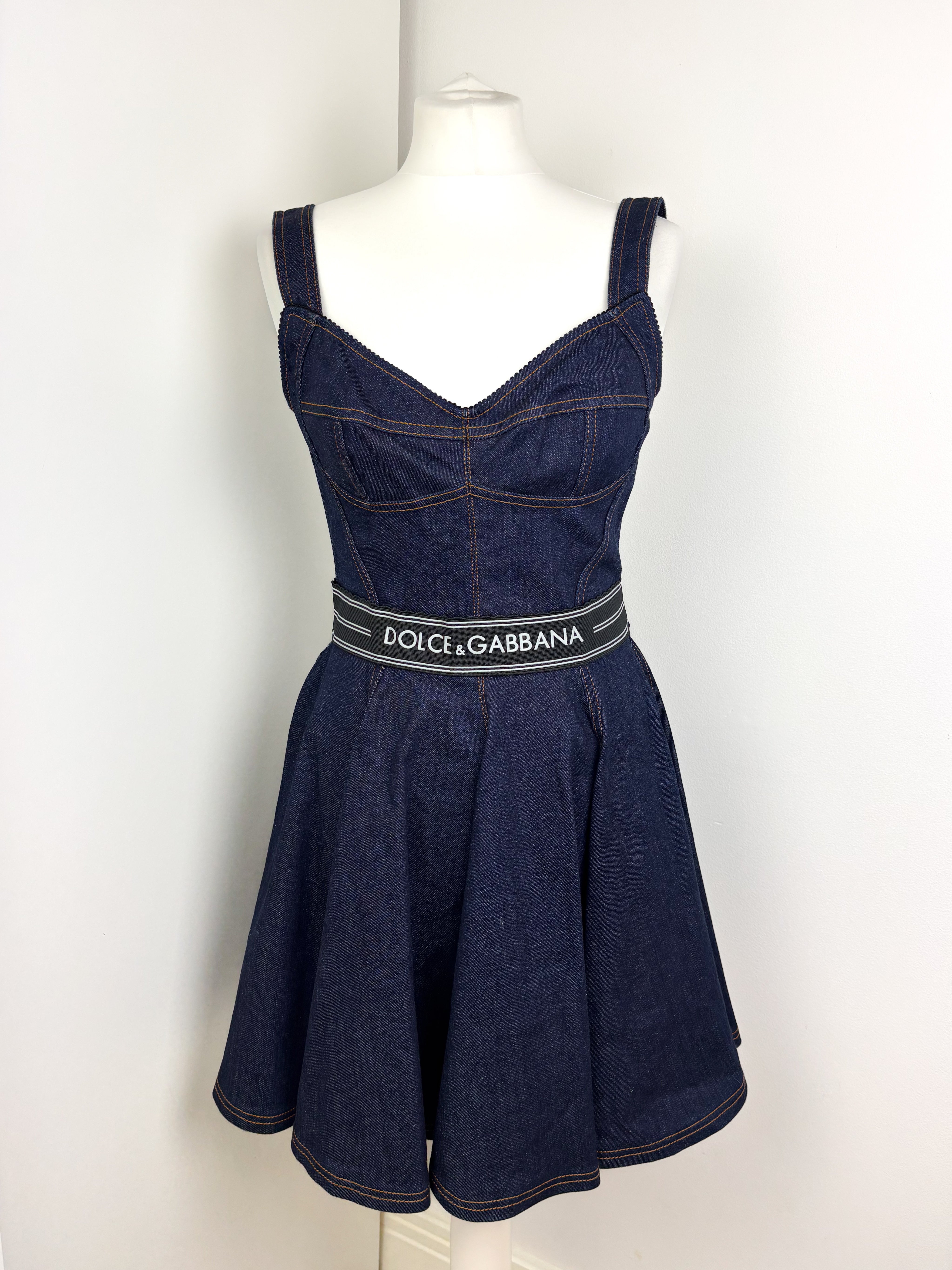 Dolce & Gabbana denim dress - 12 UK