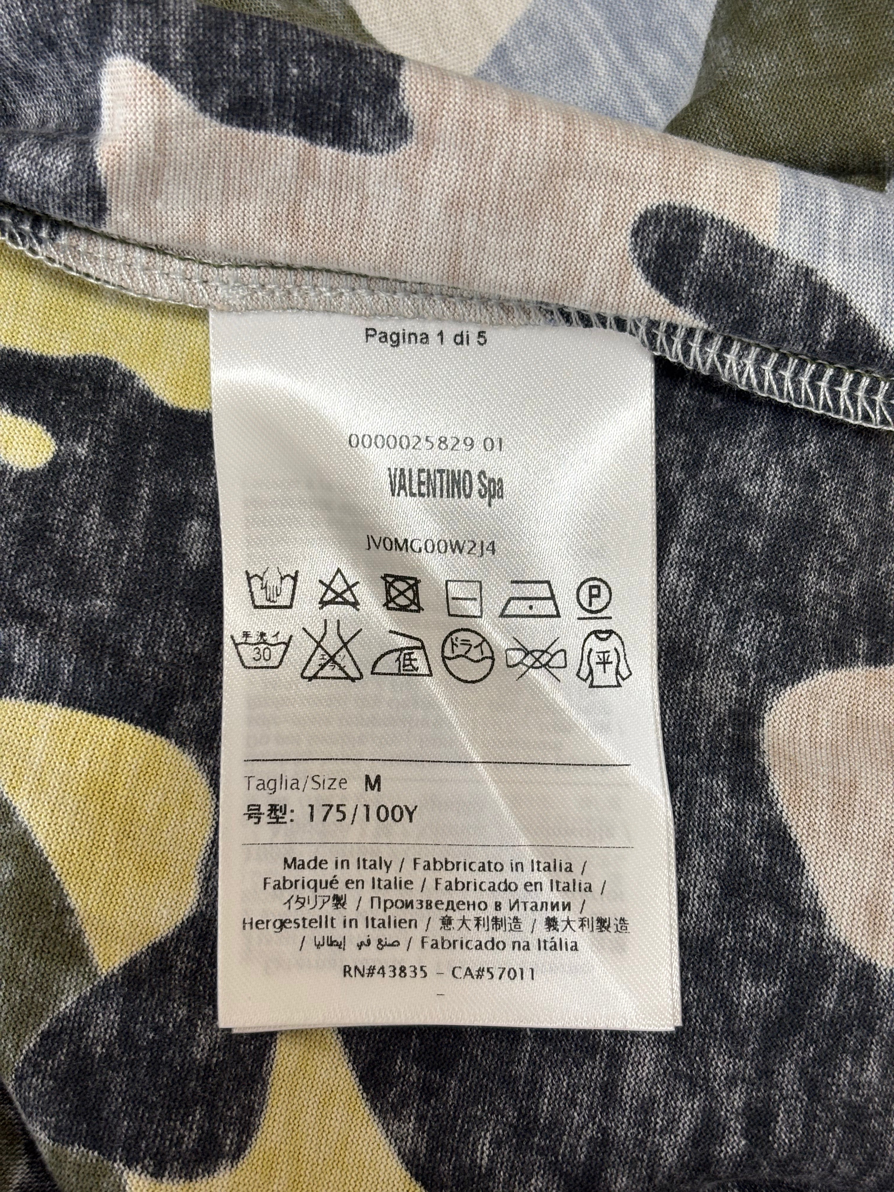 Valentino camouflage t-shirt - M