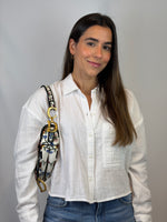 Load image into Gallery viewer, Dior Saddle Bag Multicolor Millefiori Embroidery Canvas Antique Gold Hardware
