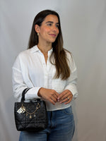 Load image into Gallery viewer, Dior Small Toujours Vertical Black Bag Cannage Calfskin
