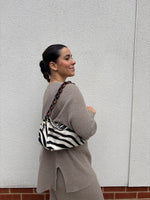 Load image into Gallery viewer, Fabienne Chapot zebra bag
