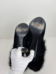 Louis Vuitton fur boots - 5 UK
