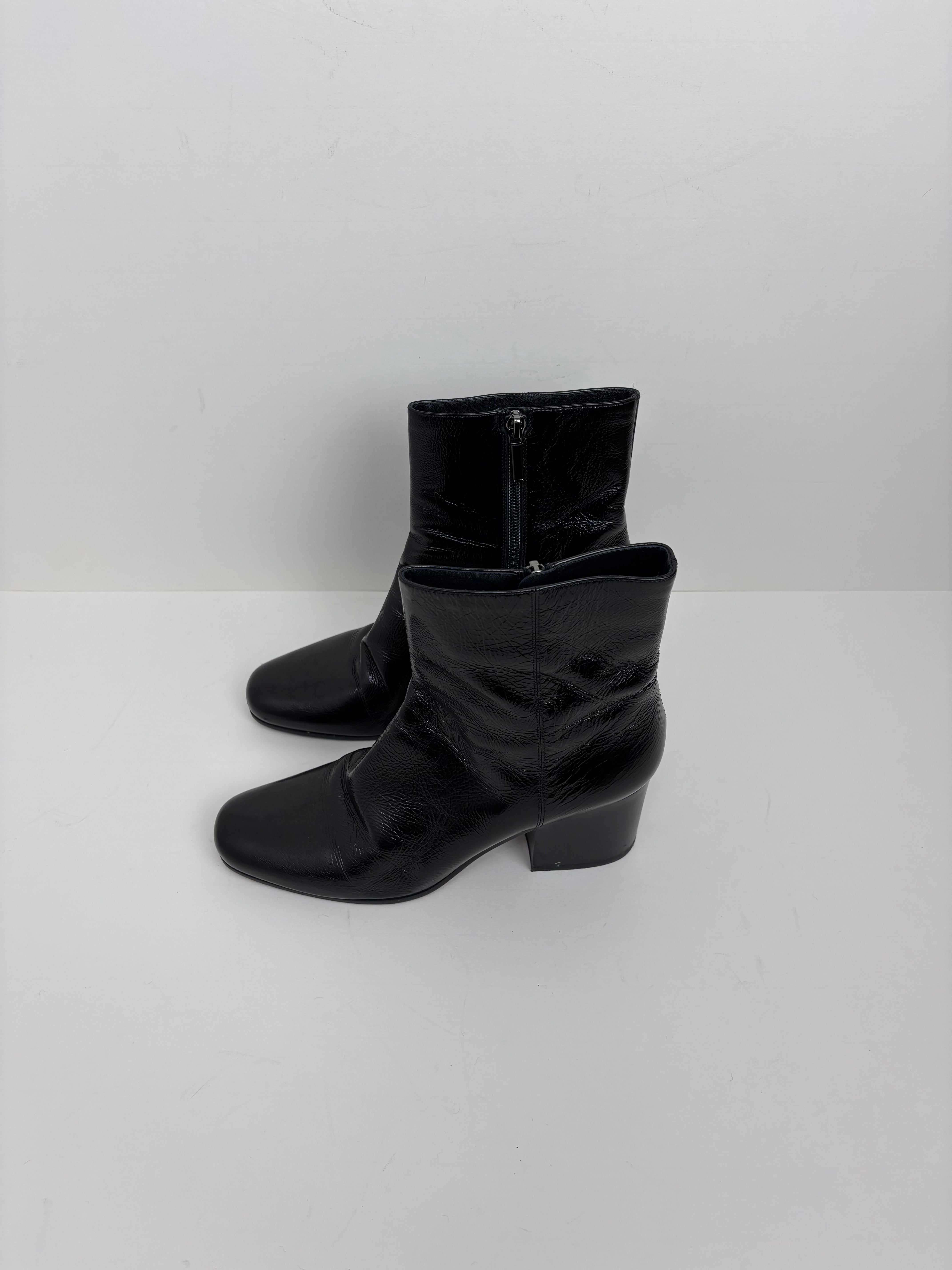 Dior black leather boots - 6 UK