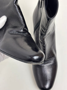 Dior black leather boots - 6 UK