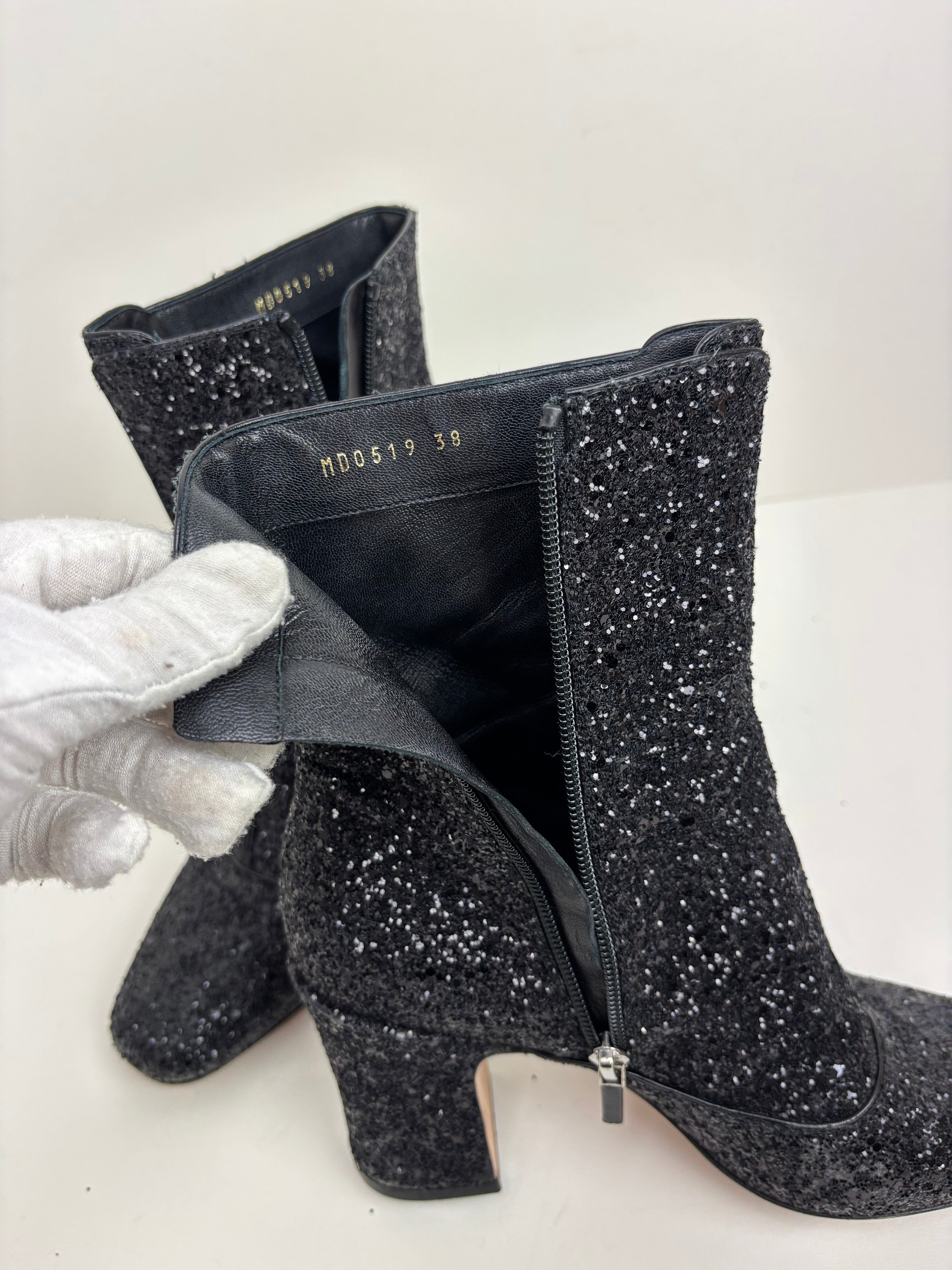 Dior glitter boots - 5 UK