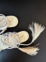 Load image into Gallery viewer, valentino-feather-sandals
