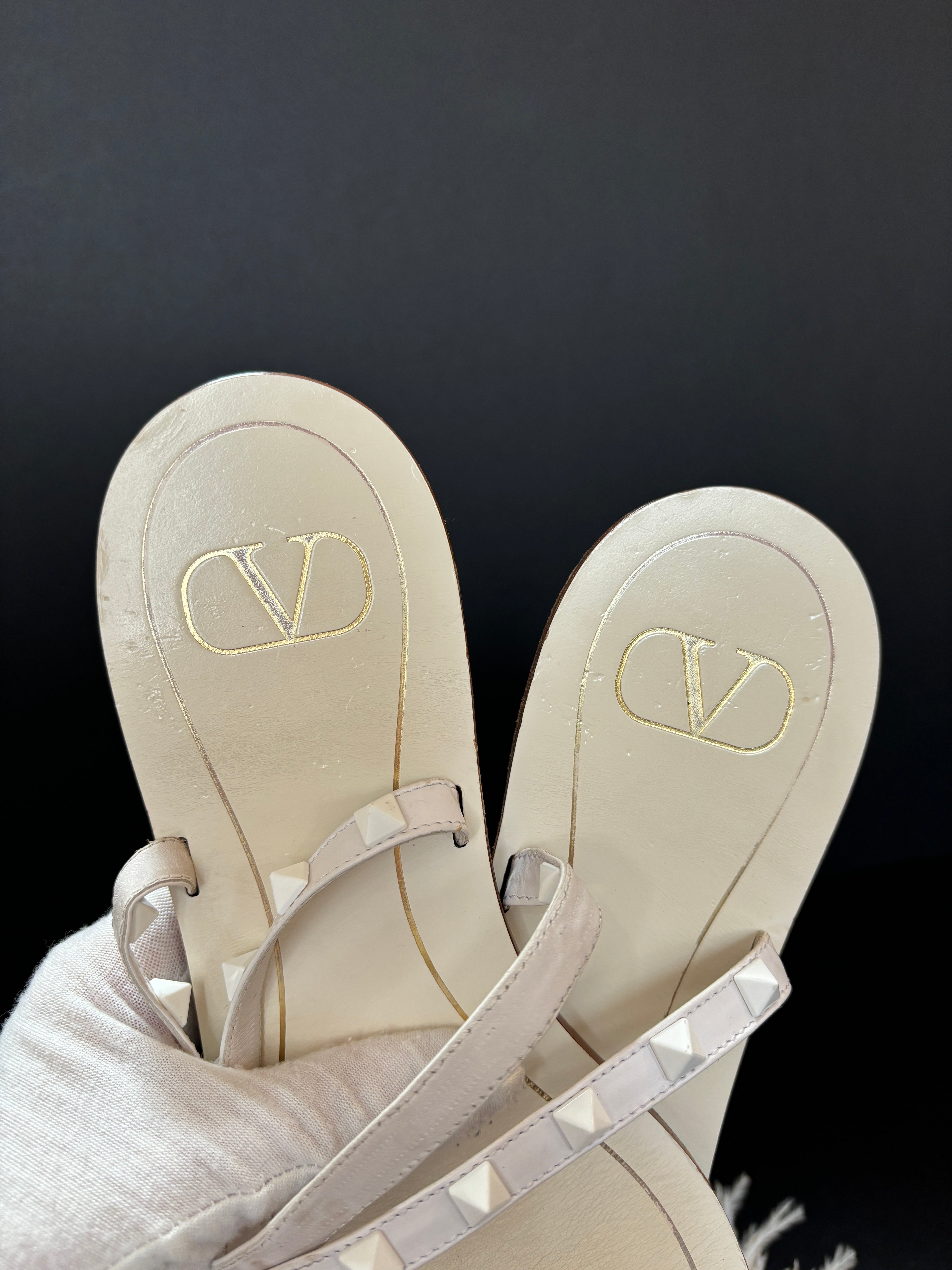 Valentino white sandals - 5,5 UK