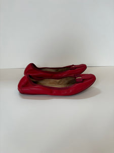 Ferragamo red ballerinas - 5 UK