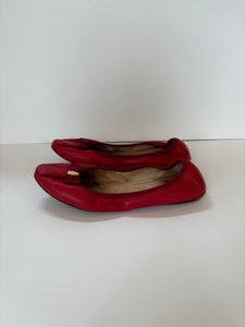 Ferragamo red ballerinas - 5 UK