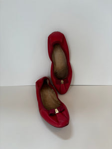 Ferragamo red ballerinas - 5 UK