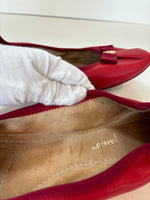 Load image into Gallery viewer, Ferragamo red ballerinas - 5 UK
