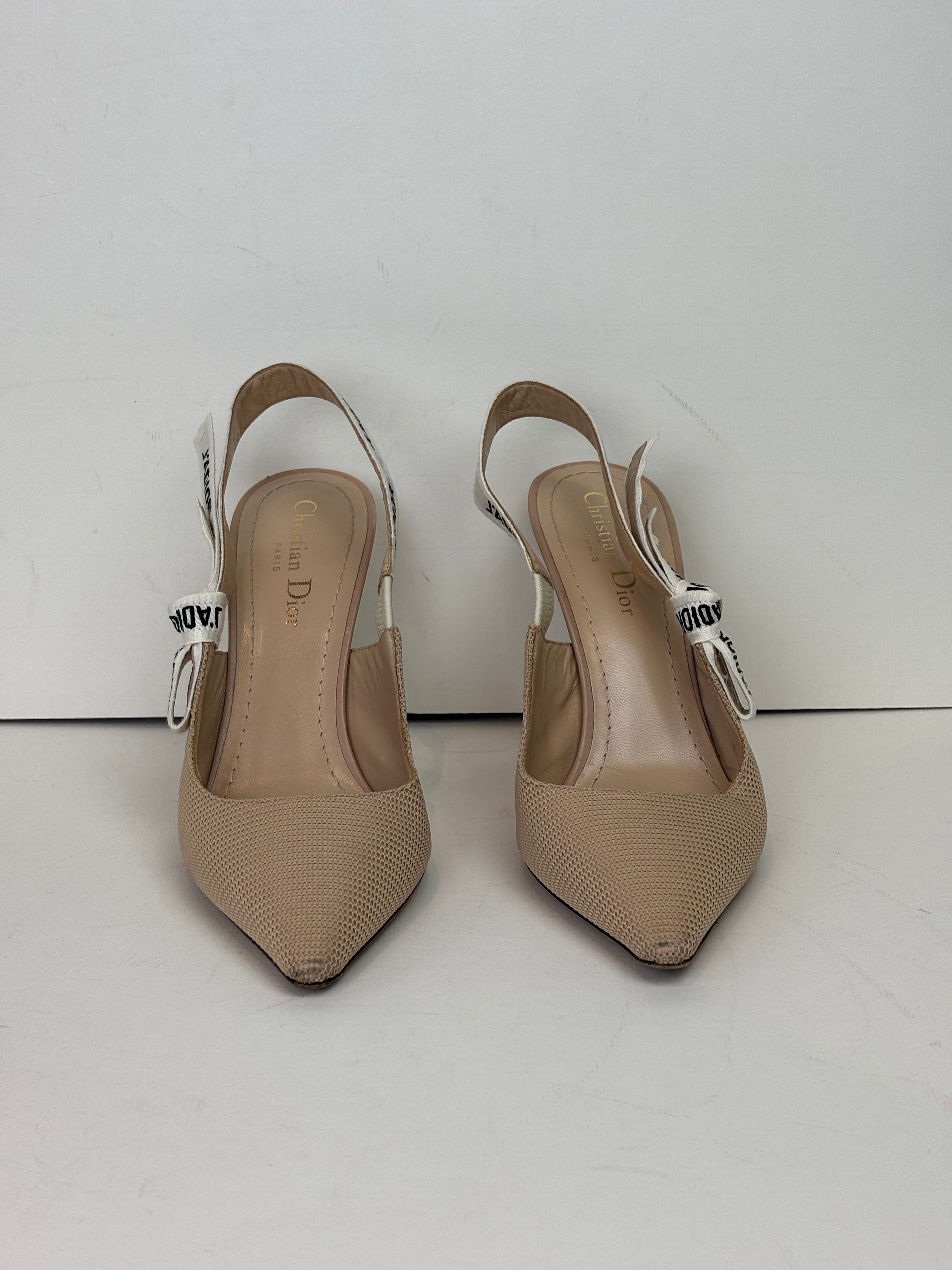 Dior J'adior beige slingback pumps - 5.5 UK