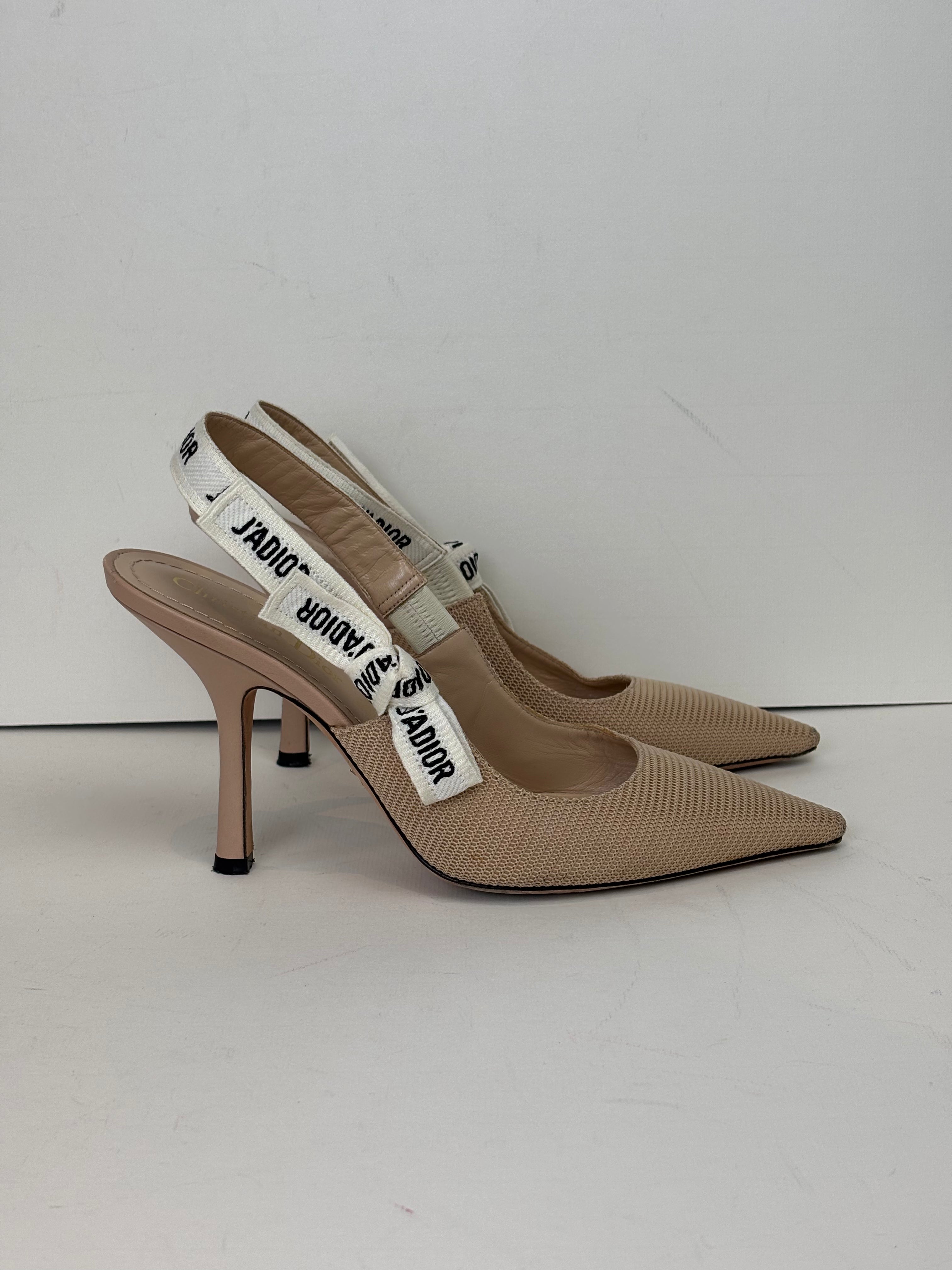 Dior J'adior beige slingback pumps - 5.5 UK