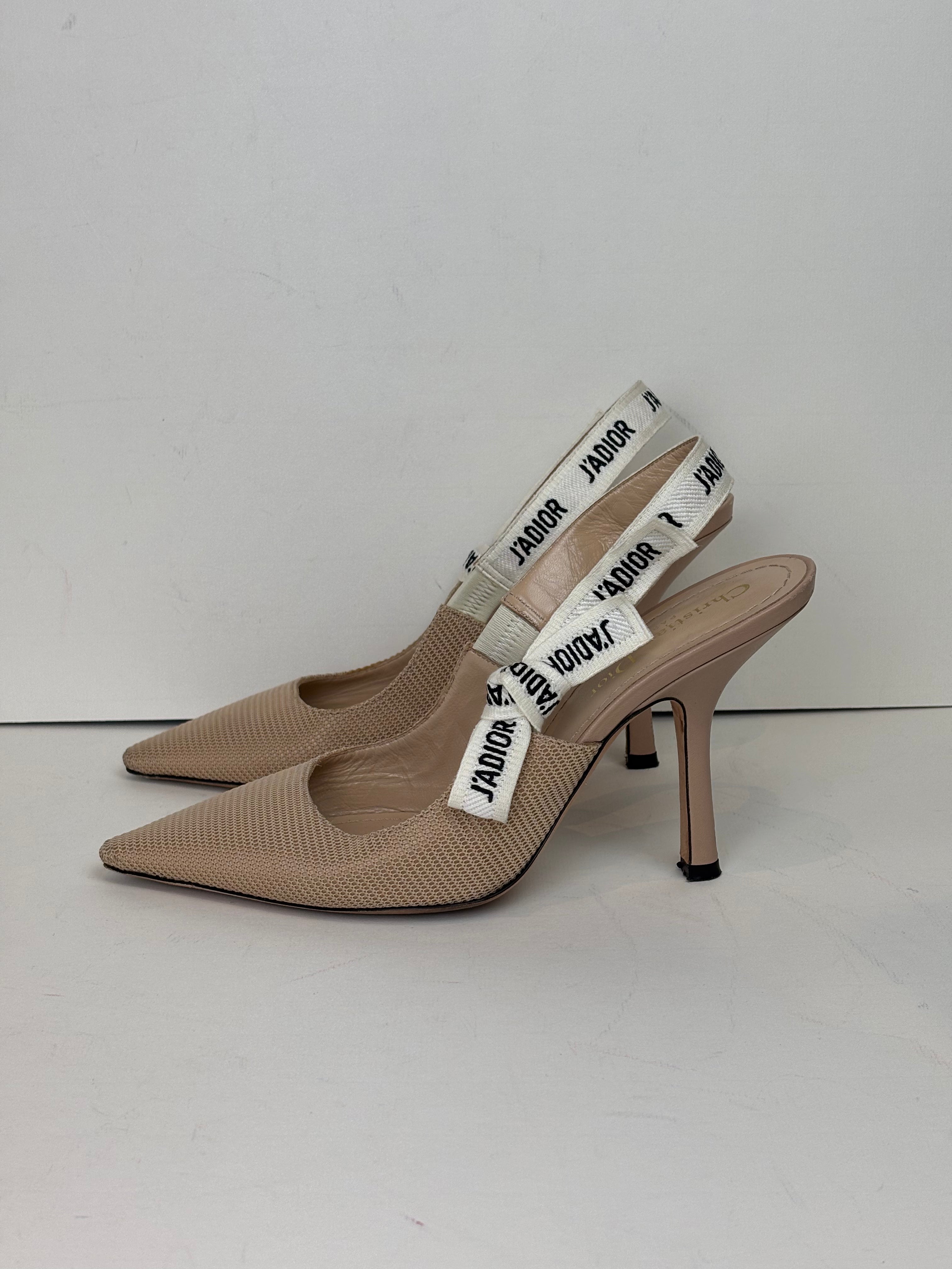 Dior J'adior beige slingback pumps - 5.5 UK