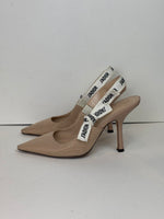 Load image into Gallery viewer, Dior J&#39;adior beige slingback pumps - 5.5 UK

