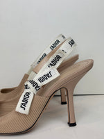 Load image into Gallery viewer, Dior J&#39;adior beige slingback pumps - 5.5 UK

