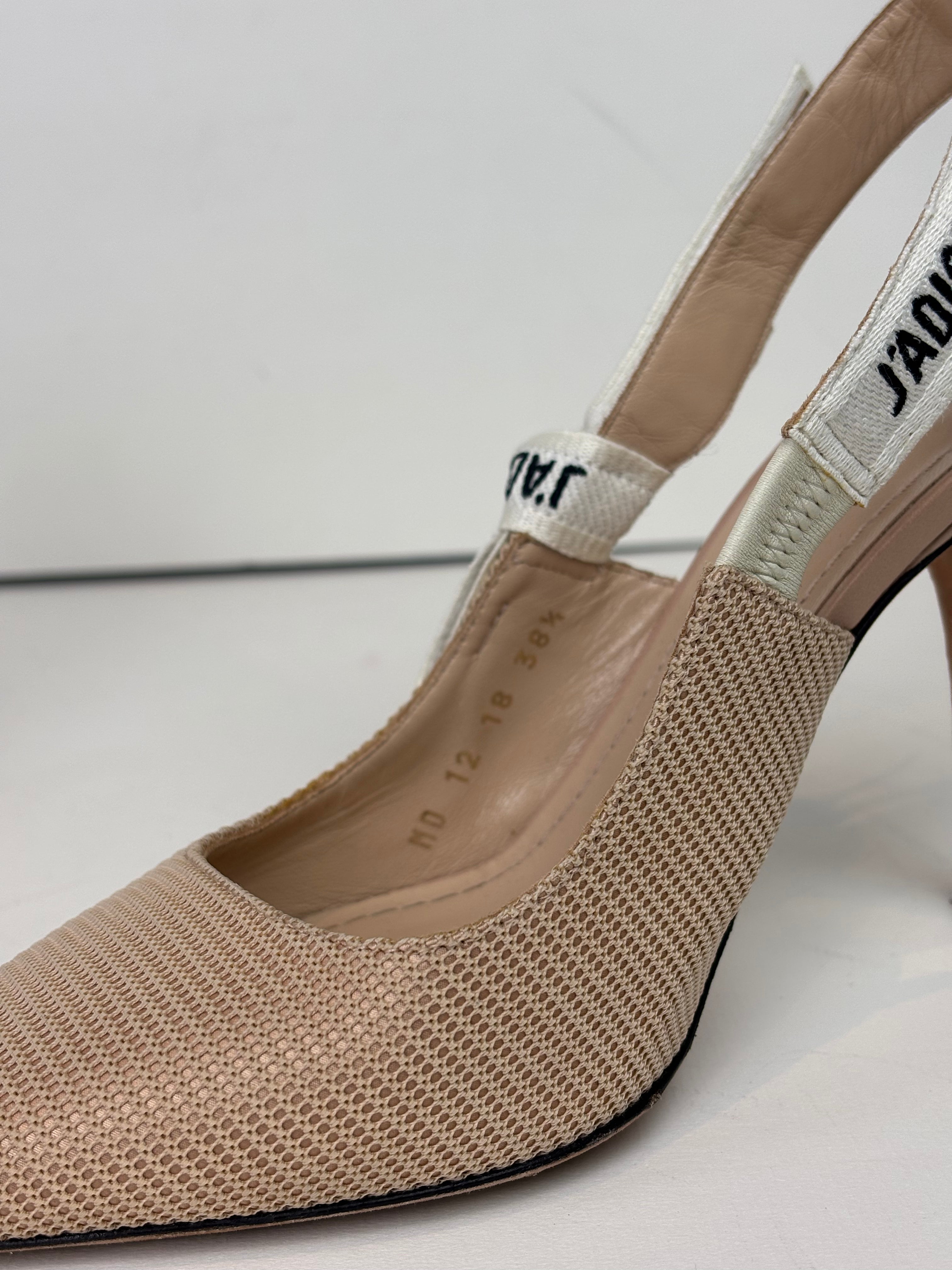 Dior J'adior beige slingback pumps - 5.5 UK