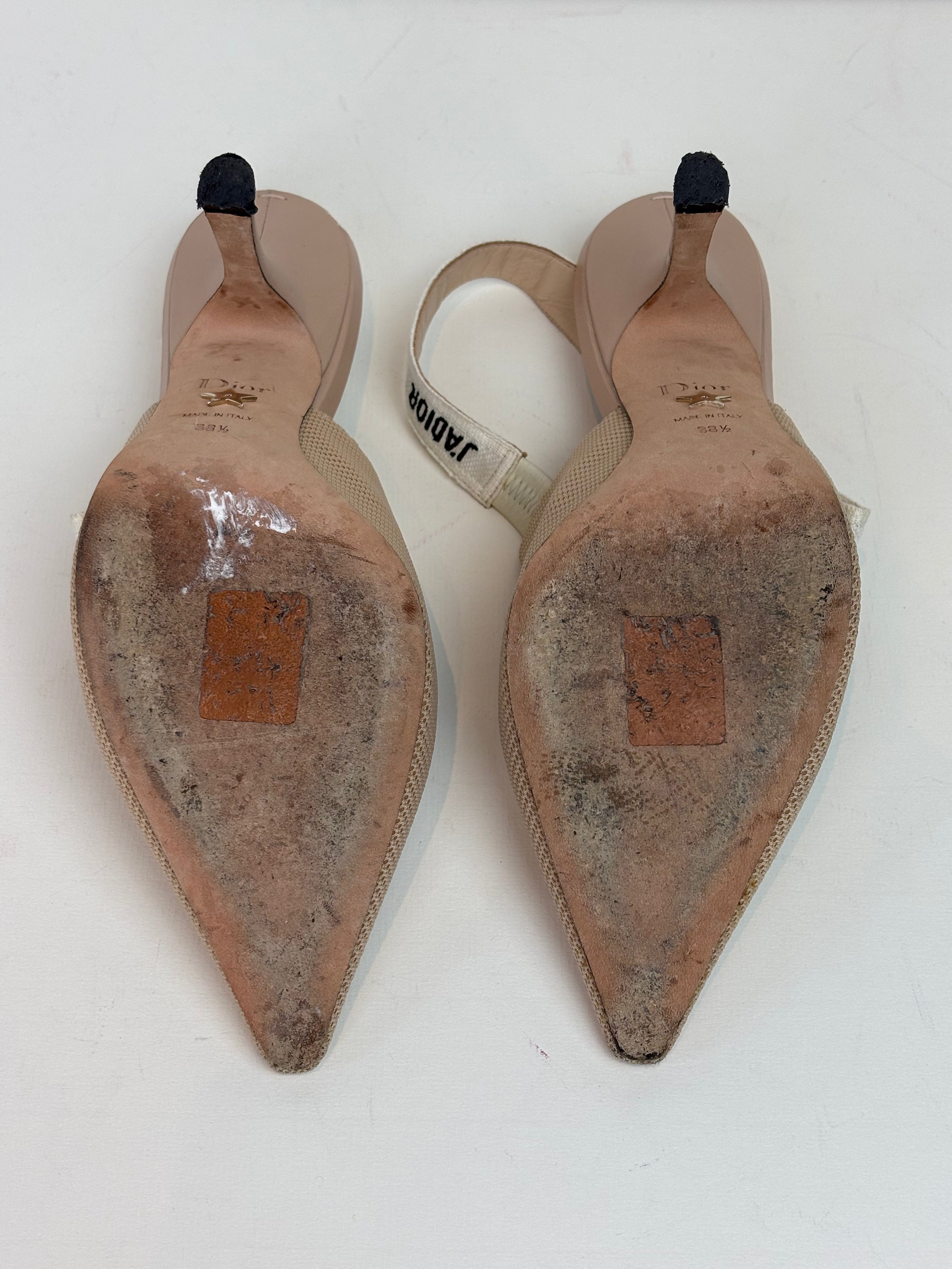 Dior J'adior beige slingback pumps - 5.5 UK
