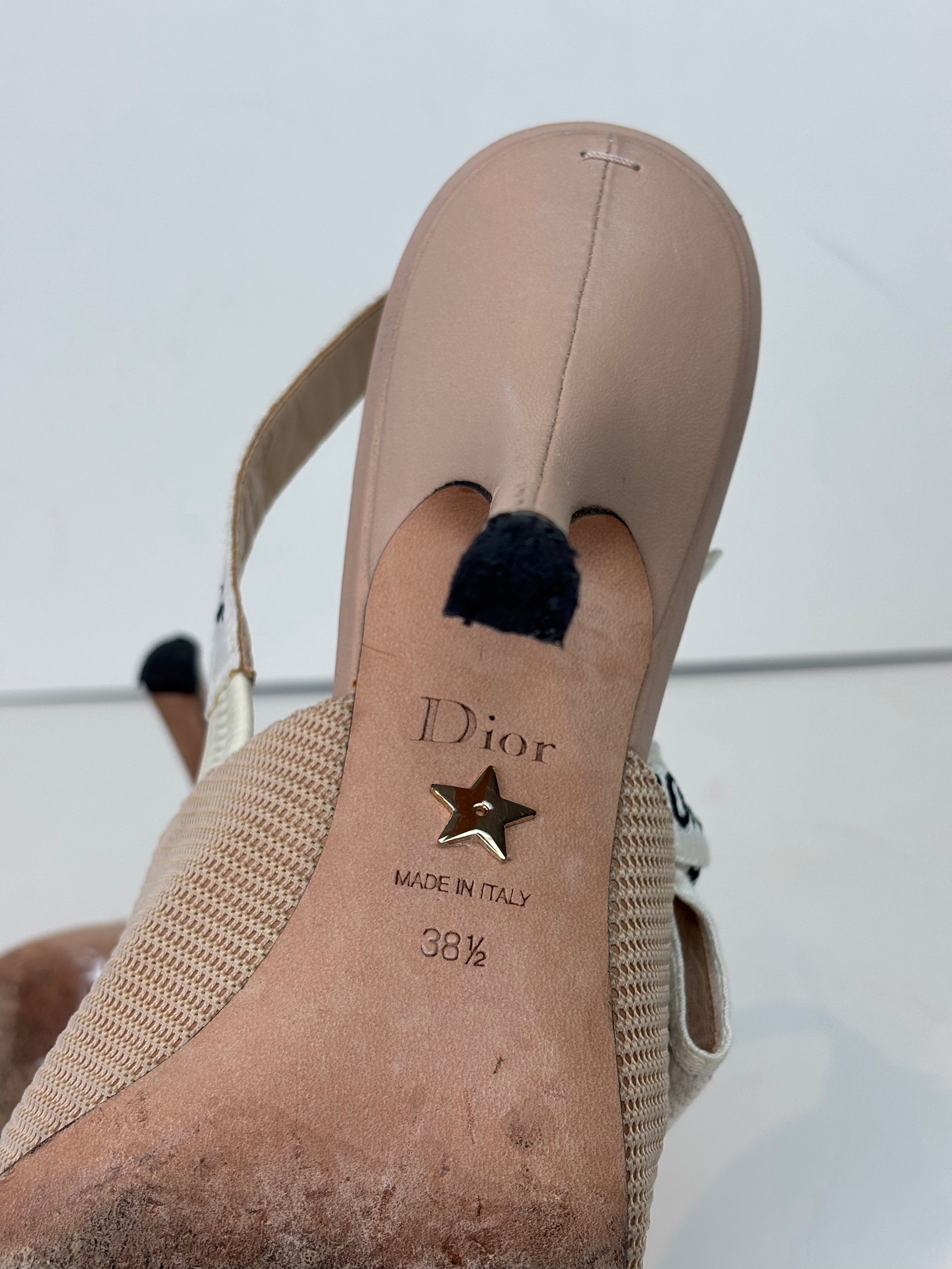 Dior J'adior beige slingback pumps - 5.5 UK