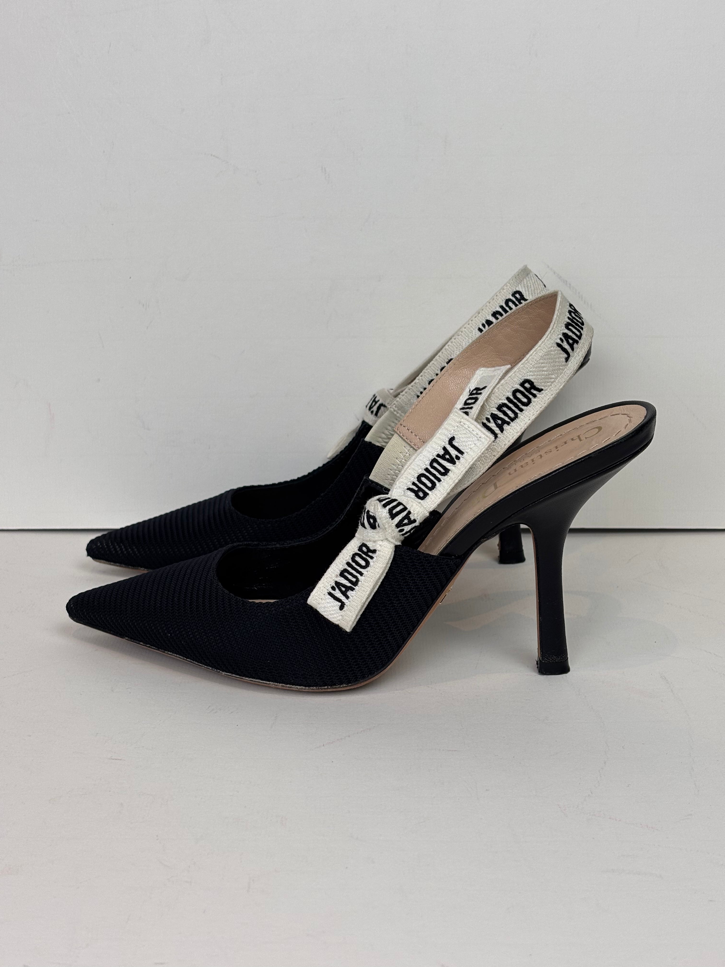 Dior J'Adior slingback black pumps - 5.5 UK