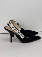 Load image into Gallery viewer, Dior J&#39;Adior slingback black pumps - 5.5 UK
