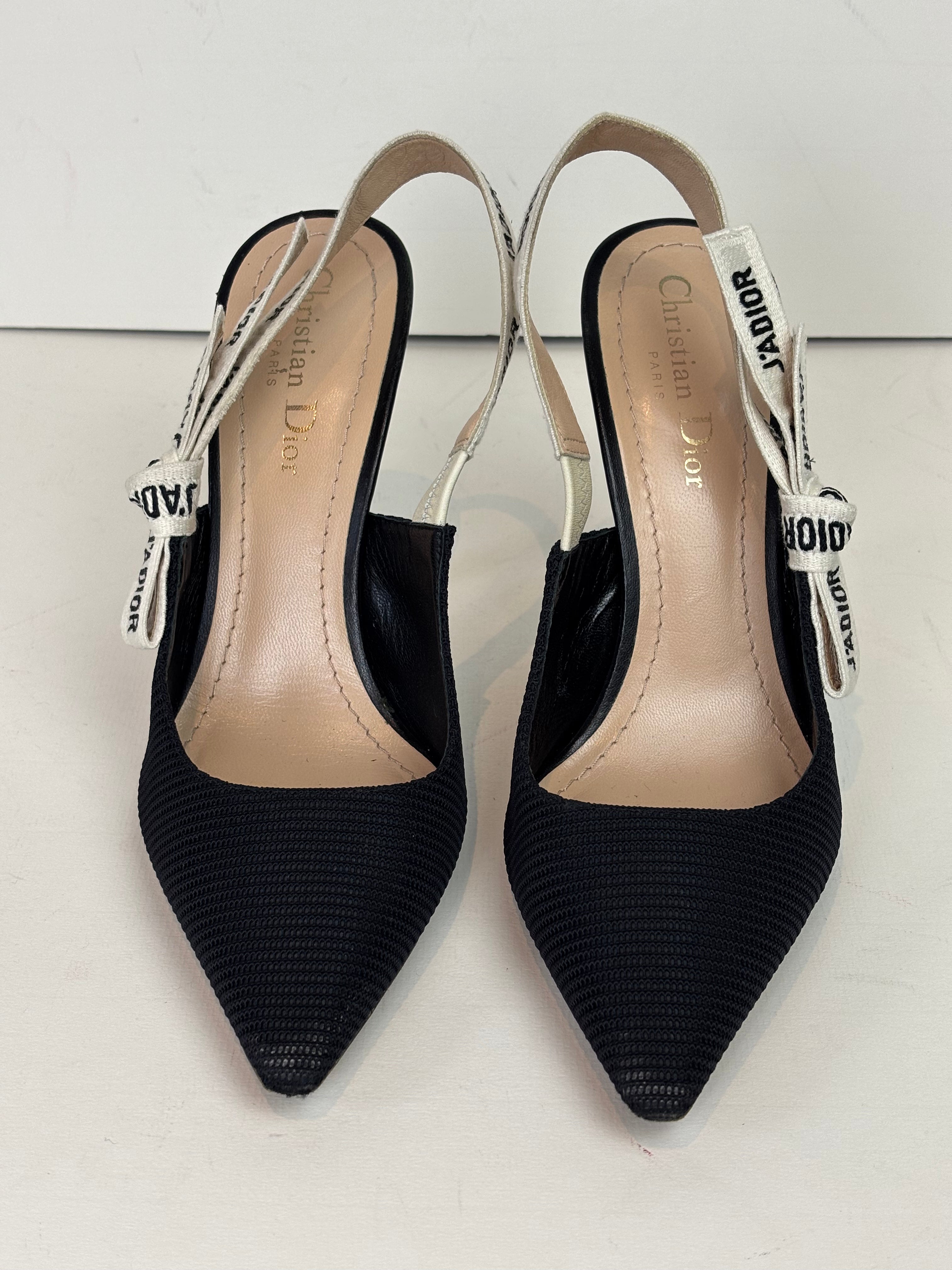 Dior J'Adior slingback black pumps - 5.5 UK