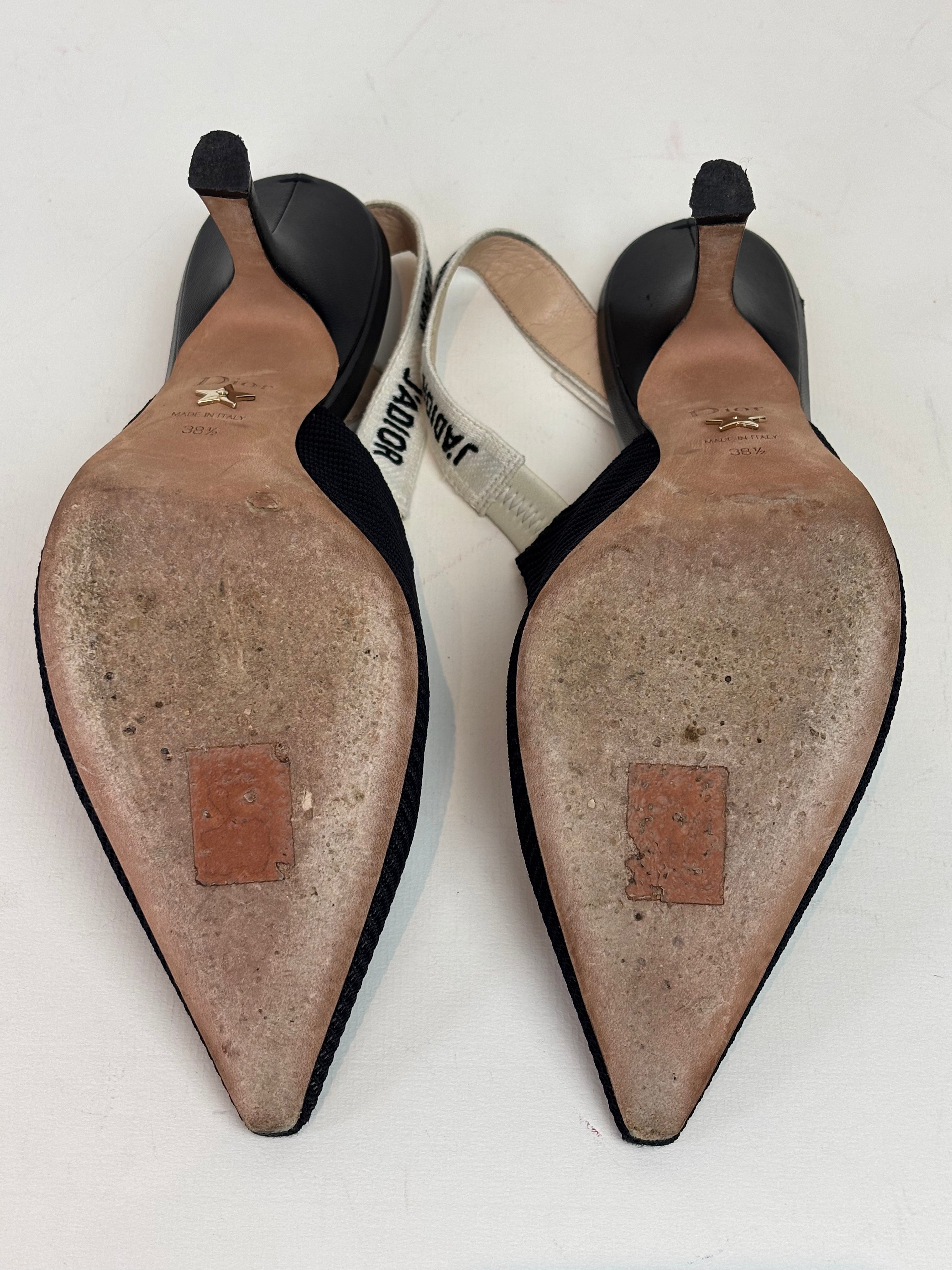 Dior J'Adior slingback black pumps - 5.5 UK