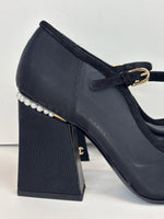 Load image into Gallery viewer, Chanel black Mary Jane heels - 5.5 UK
