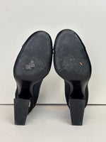 Load image into Gallery viewer, Chanel black Mary Jane heels - 5.5 UK

