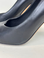 Load image into Gallery viewer, Chanel black leather cap toe pumps - 6 UK
