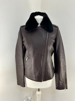 Load image into Gallery viewer, Comptoir des Cotonniers leather jacket - L
