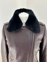 Load image into Gallery viewer, Comptoir des Cotonniers leather jacket - L
