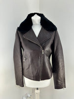 Load image into Gallery viewer, Comptoir des Cotonniers leather jacket - L
