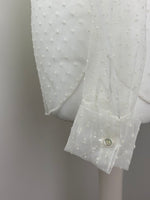 Load image into Gallery viewer, Christian Dior sheer dotted shirt - S/M
