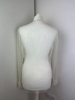 Load image into Gallery viewer, Christian Dior sheer dotted shirt - S/M

