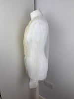 Load image into Gallery viewer, Christian Dior sheer dotted shirt - S/M
