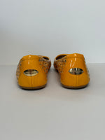 Load image into Gallery viewer, Jimmy Choo yellow ballerinas - 6 UK
