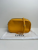 Load image into Gallery viewer, Furla yellow crossbody bag
