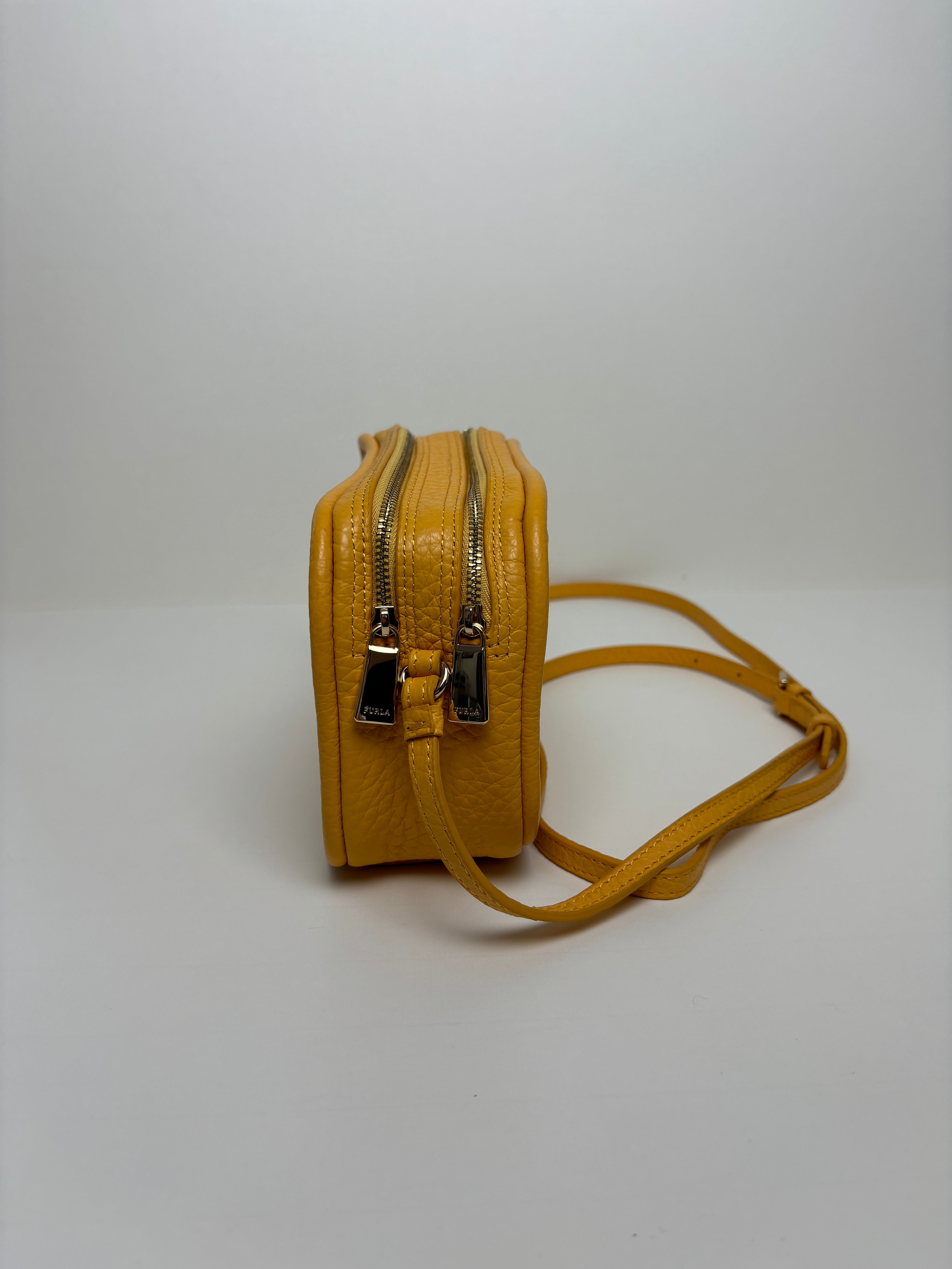 Furla yellow crossbody bag