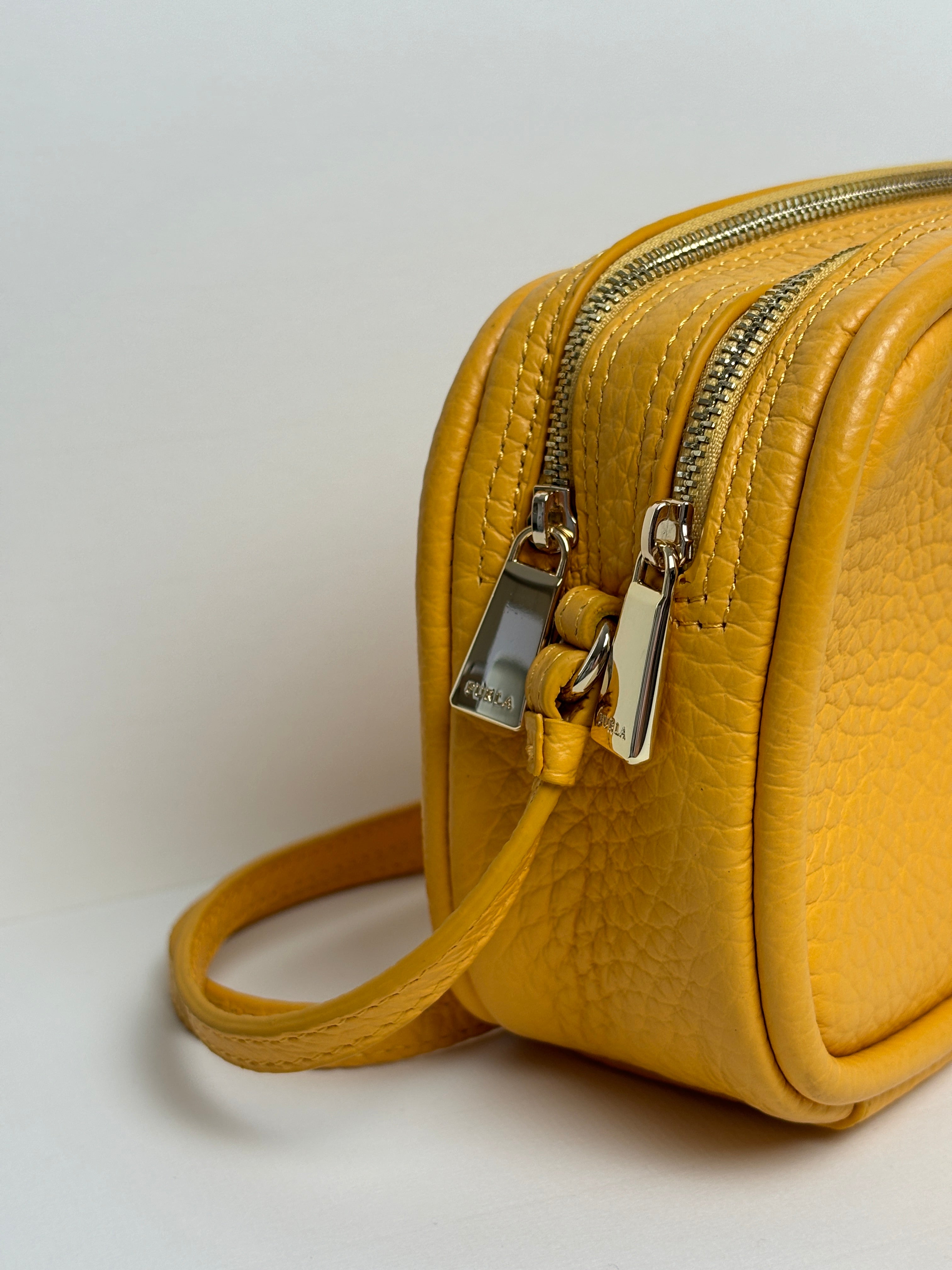 Furla yellow crossbody bag