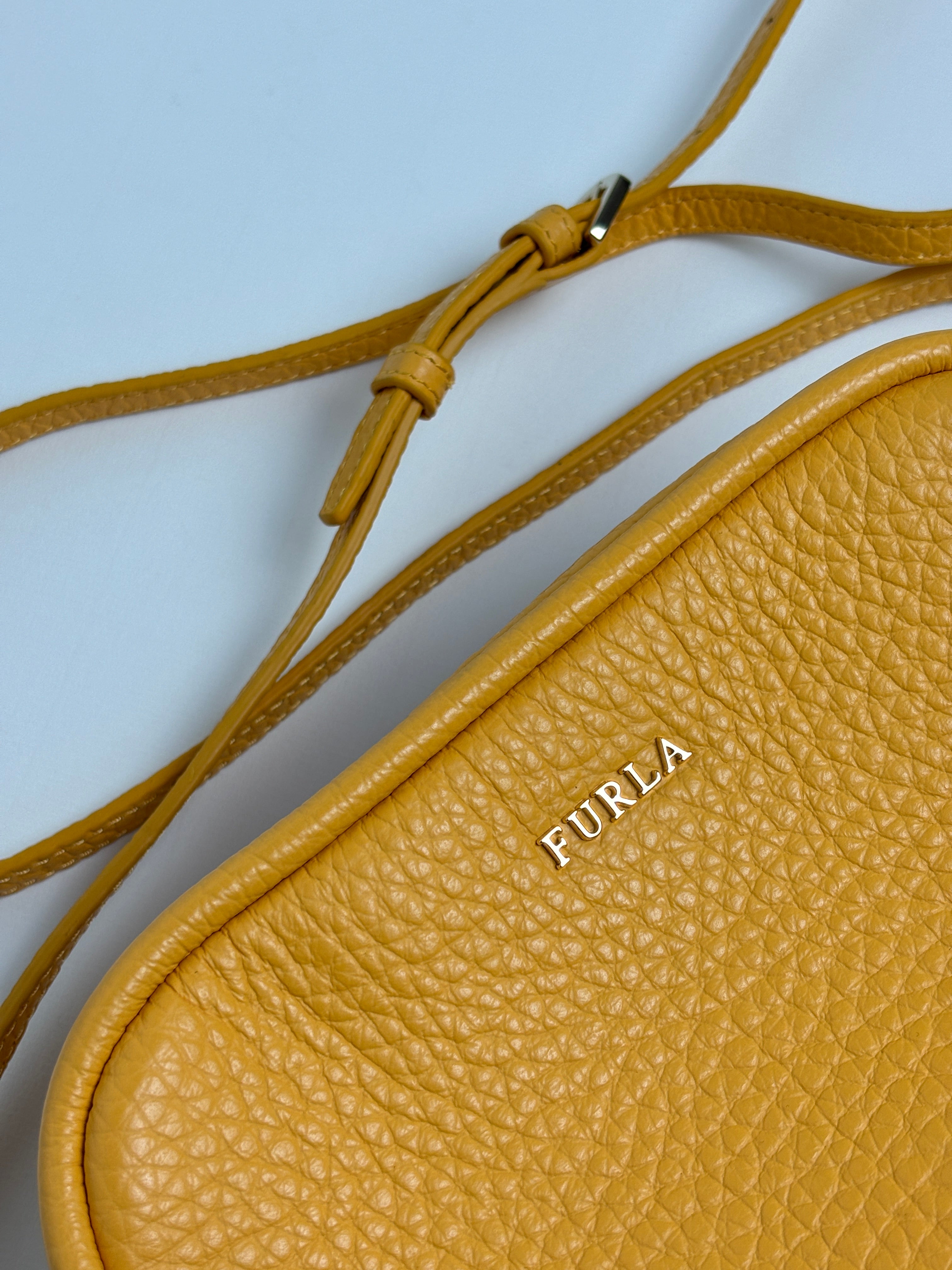 Furla yellow crossbody bag