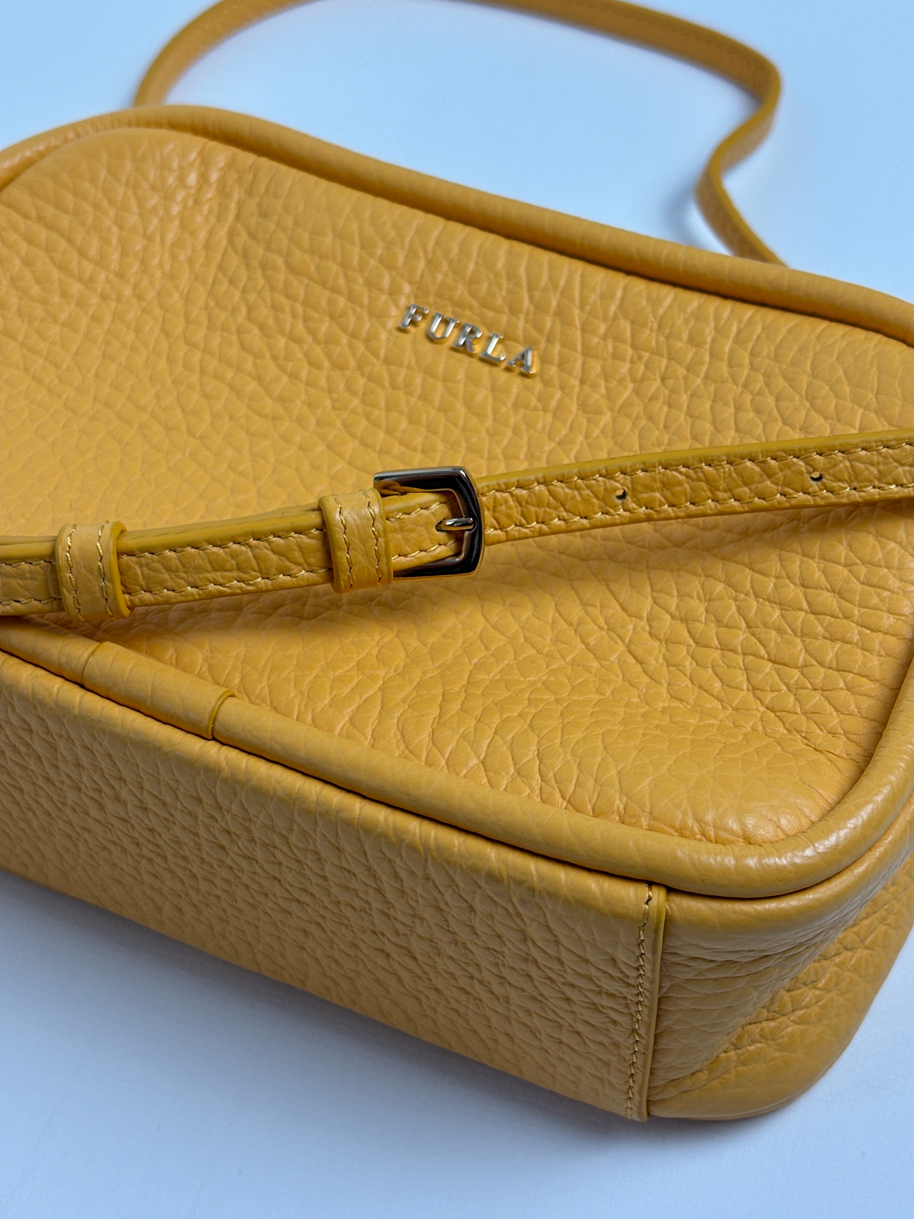 Furla yellow crossbody bag